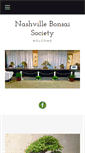 Mobile Screenshot of nashvillebonsai.com