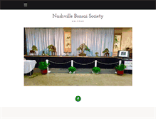 Tablet Screenshot of nashvillebonsai.com